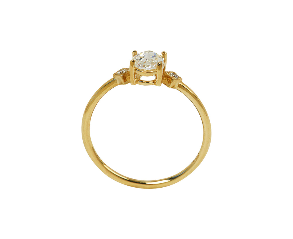 Rose Cut Diamond Deco Ring