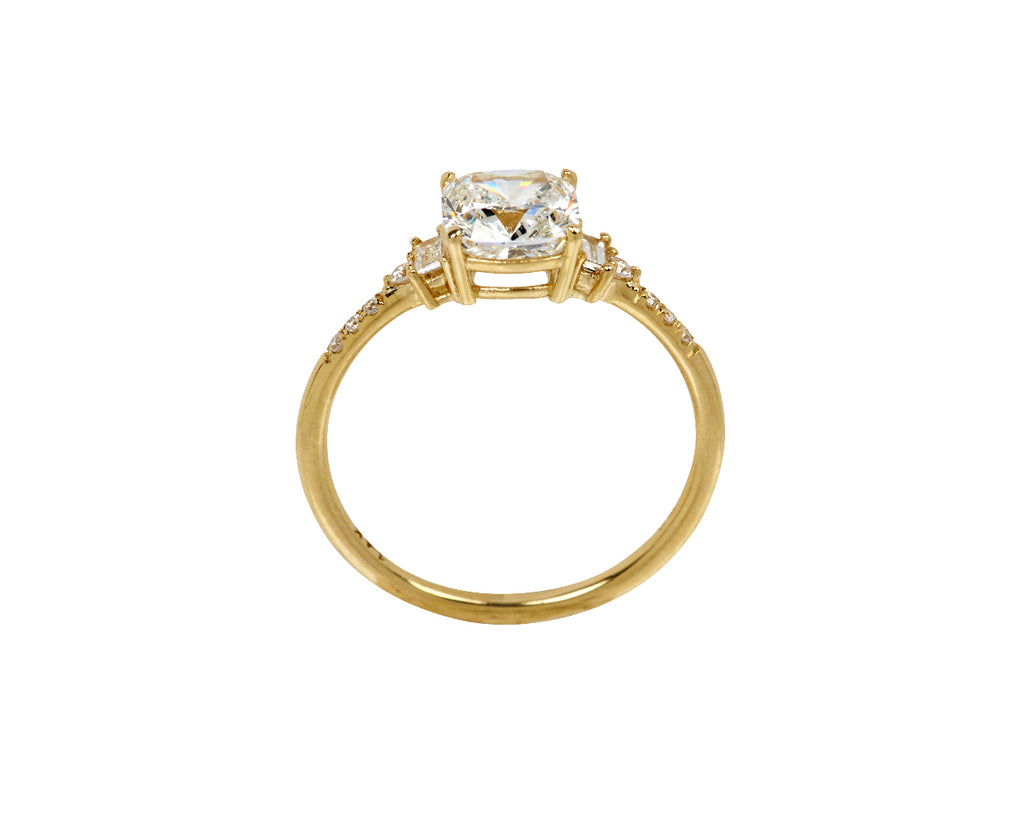Jennie Kwon Labgrown Diamond Rhapsody Ring - Top Down View