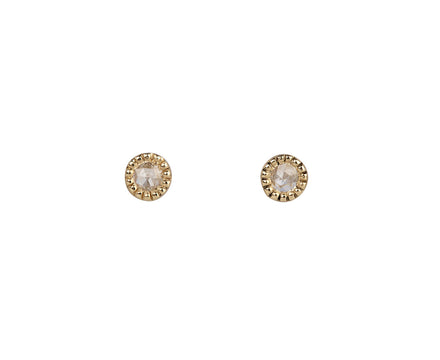 Jennie Kwon Rose Cut Diamond Mazurka Stud Earrings