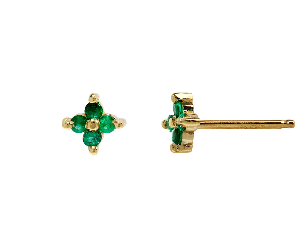 Emerald Sundrop Stud Earrings - TWISTonline 