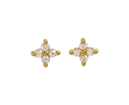 Diamond Sundrop Stud Earrings
