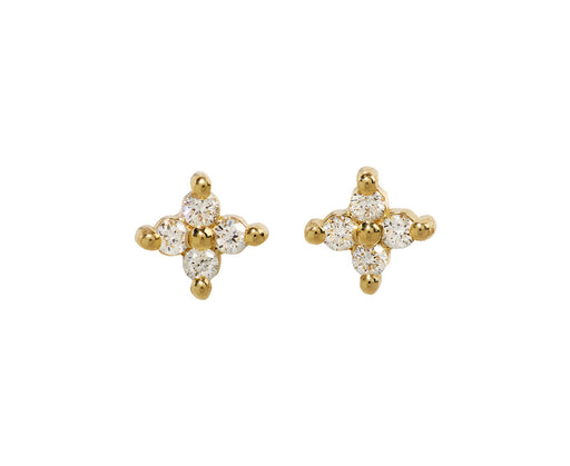 Diamond Sundrop Stud Earrings