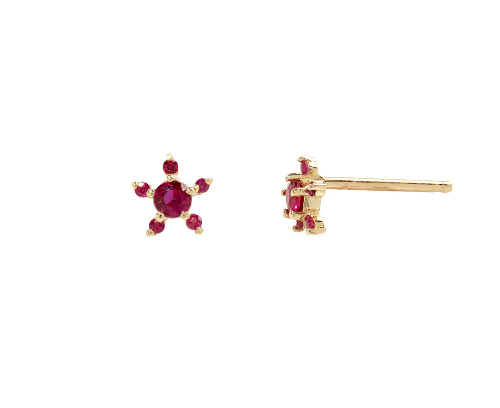 Ruby Sprout Stud Earrings - TWISTonline 