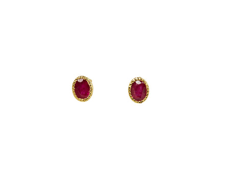 Jennie Kwon Ruby Stud Earring