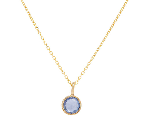 Jennie Kwon Blue Sapphire Aria Pendant Necklace