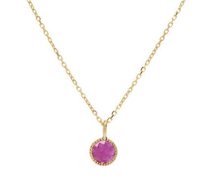 Ruby Aria Pendant Necklace