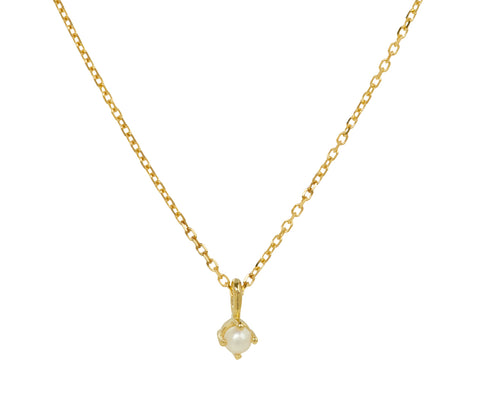 Jennie Kwon Solo Pearl Pendant Necklace
