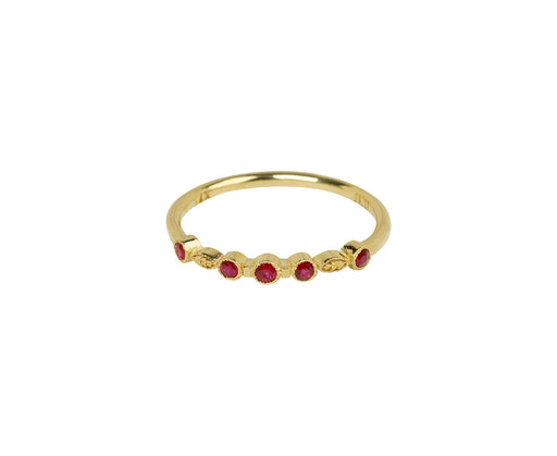 Jennie Kwon Ruby Pebble Leaf Band