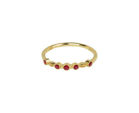 Jennie Kwon Ruby Pebble Leaf Band