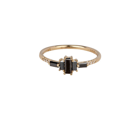 Jennie Kwon Black Diamond Marcato Ring
