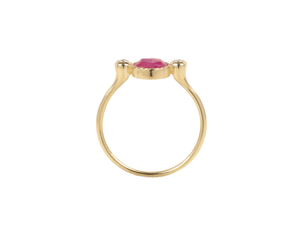 Jennie Kwon Ruby Sinfonia Ring - Side View