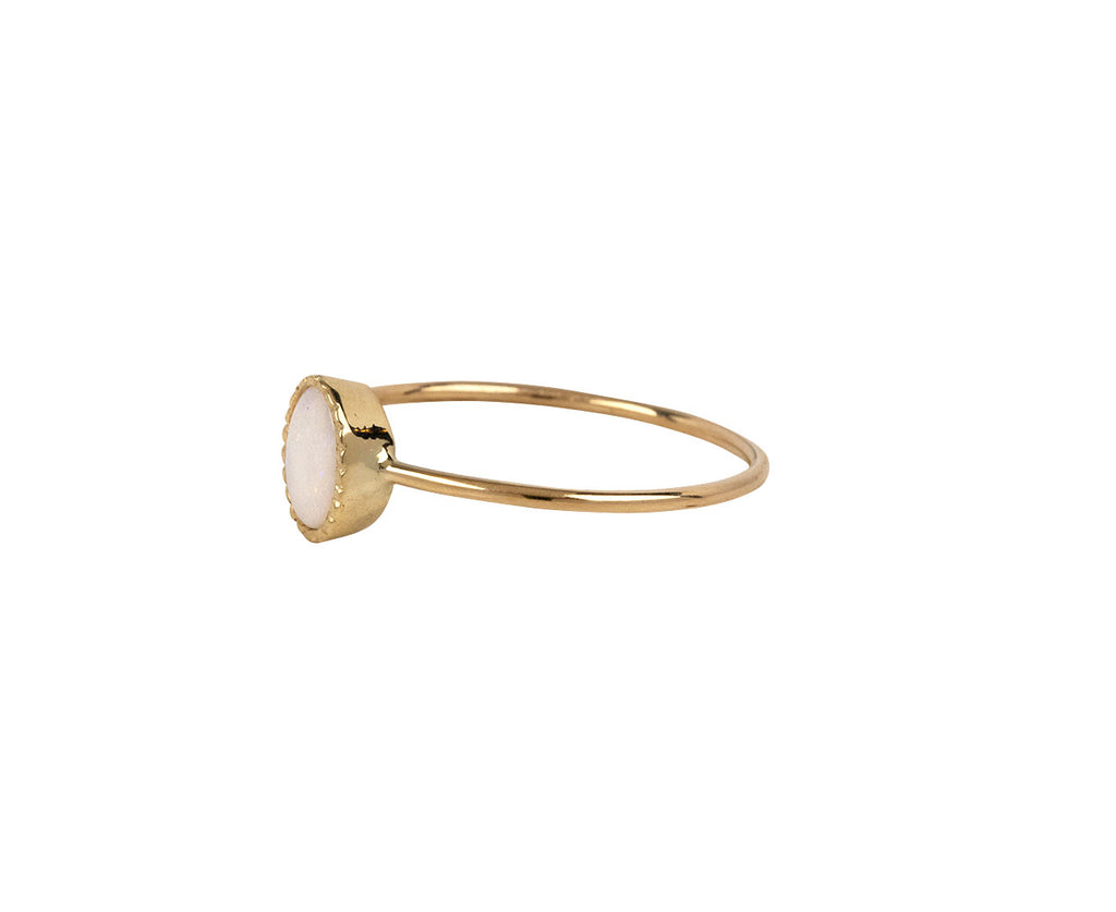 Jennie Kwon Opal Wisp Ring - Angled View
