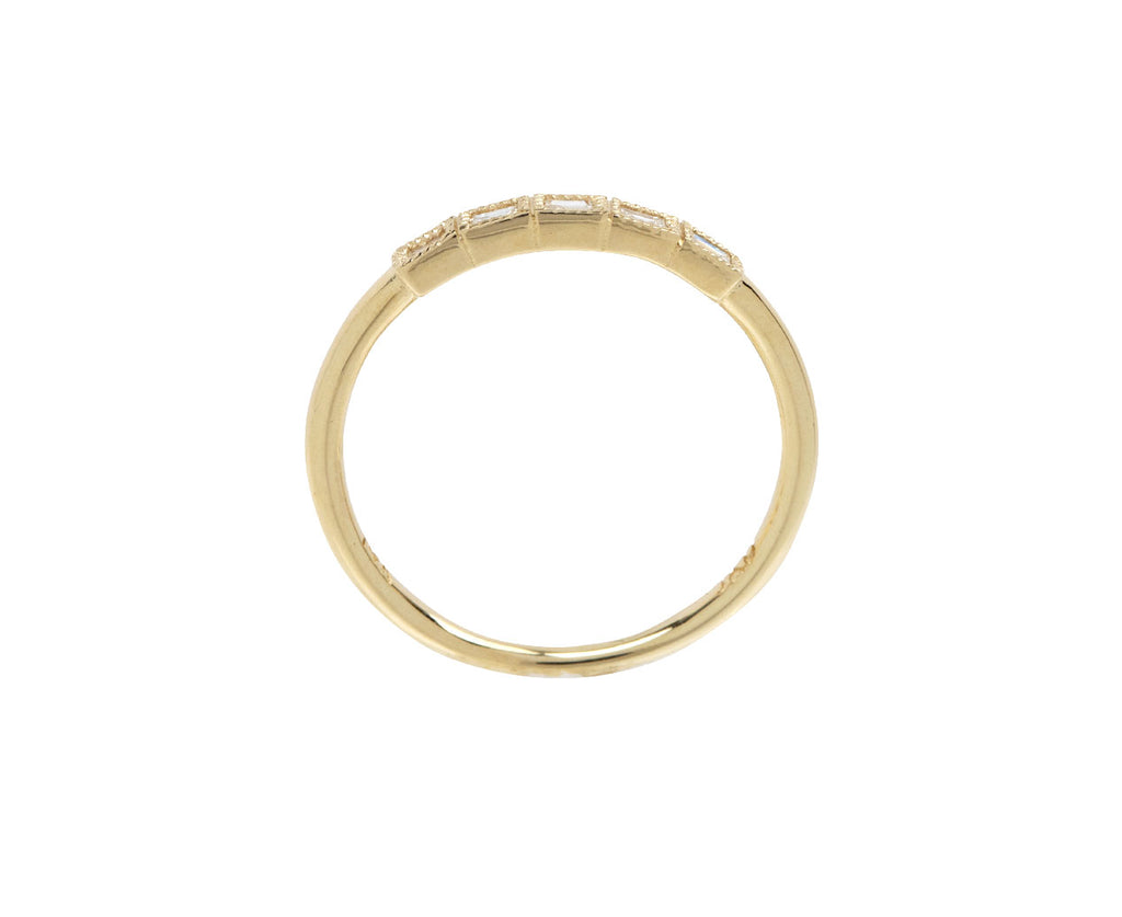 Jennie Kwon Diamond Baguette Legato Ring - Side View