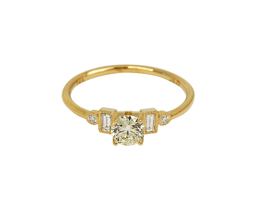 Diamond Solitaire Era Ring