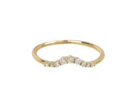 Jennie Kwon Diamond Ripple Arch Ring