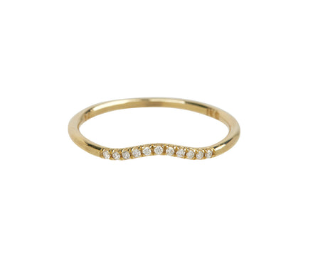 Jennie Kwon Diamond Sprinkle Arch Ring