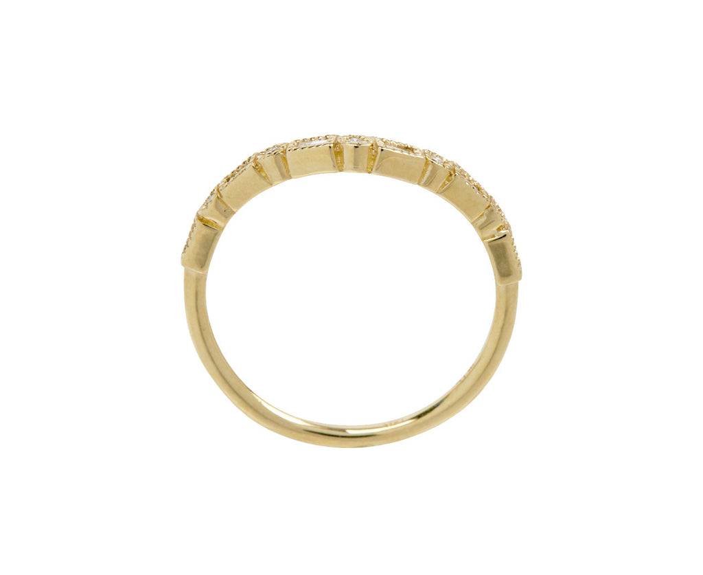 Jennie Kwon Diamond Fusion Arch Ring - Side View