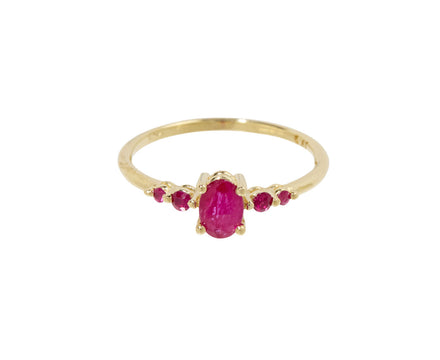 Ruby Pebble Ring