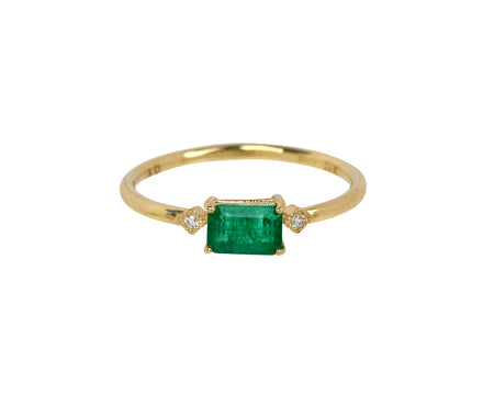 Jennie Kwon Emerald Deco Ring