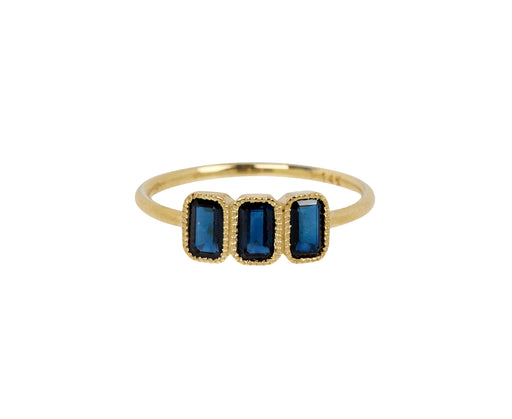Jennie Kwon Blue Sapphire Campana Ring