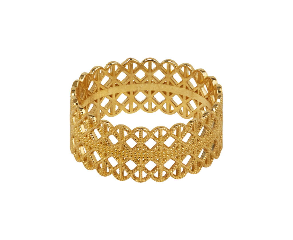 Grace Lee Lace Grid Ring