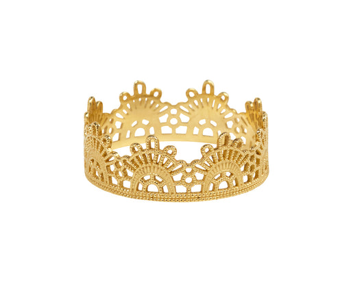 Gold Half Lace Ring - TWISTonline 