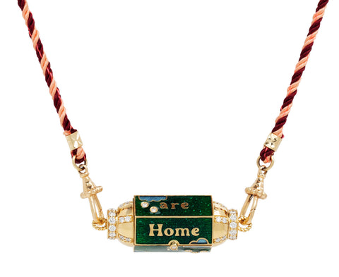 Home Box Locket Necklace