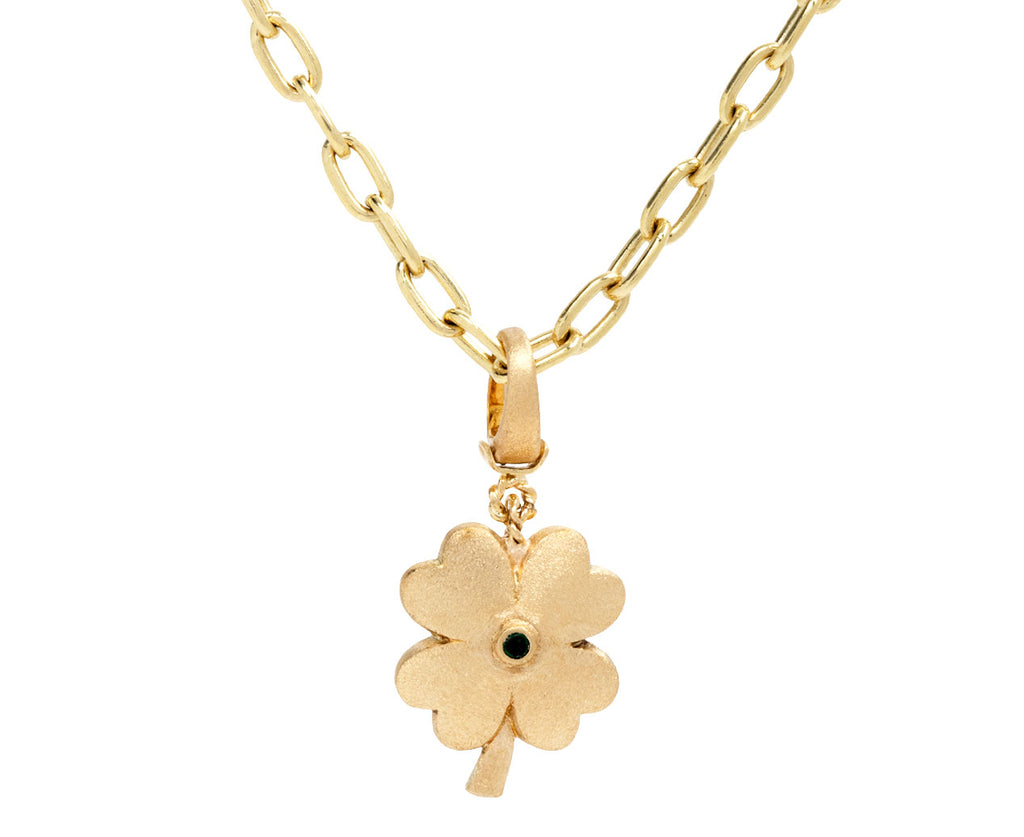 Marie Lichtenberg Small Clover Charm Pendant ONLY On Chain
