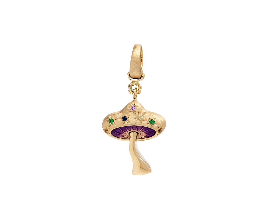 Marie Lichtenberg Rainbow Sapphire Small Mushroom Charm ONLY
