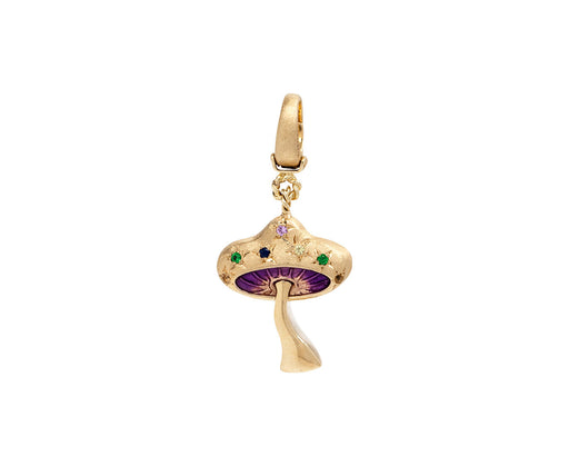 Marie Lichtenberg Rainbow Sapphire Small Mushroom Charm ONLY
