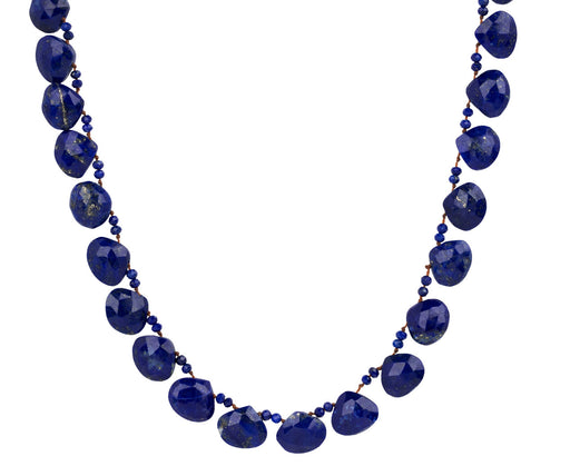 Lena Skadegard Lapis Briolette Beaded Necklace