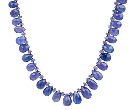 Lena Skadegard Tanzanite Petal Necklace