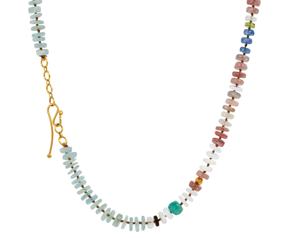 Lena Skadegard Ombre Rainbow Beaded Necklace - Closure