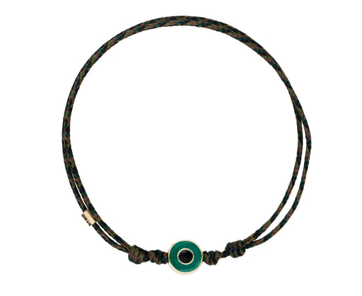 Luis Morais Multi-Colored Cord Evil Eye Charm Bracelet