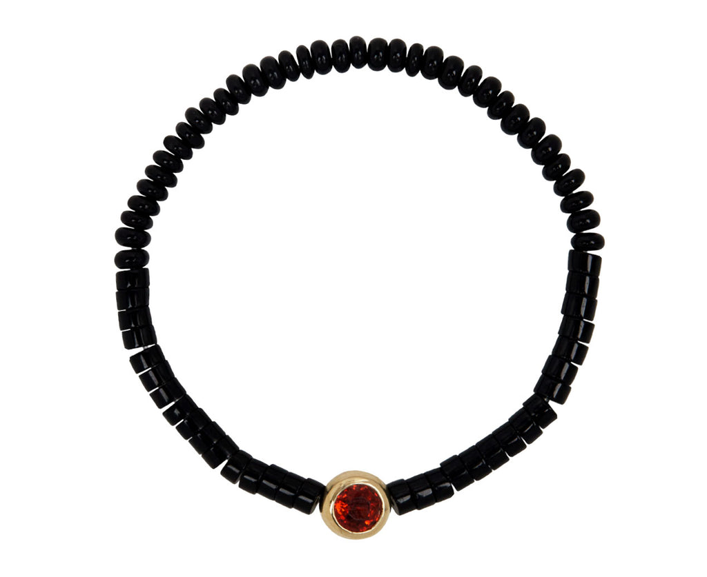 Garnet charm for bracelet shop