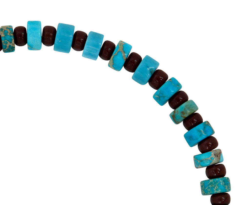 Luis Morais Chrysoprase Lash Beaded Bracelet - Closeup
