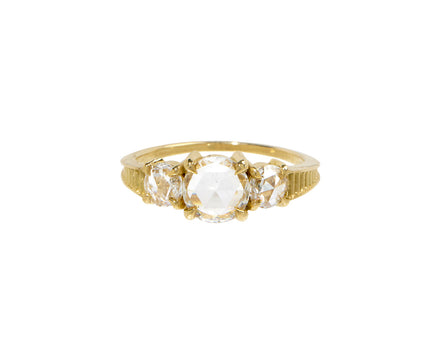 Rose Cut Diamond Grande Temple Ring