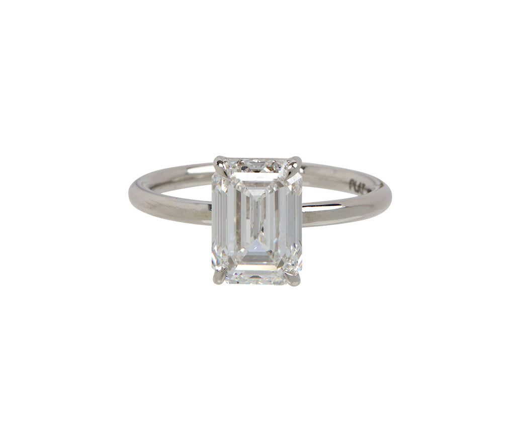 Mandrel Studio Lab Grown Emerald Cut Diamond Solitaire
