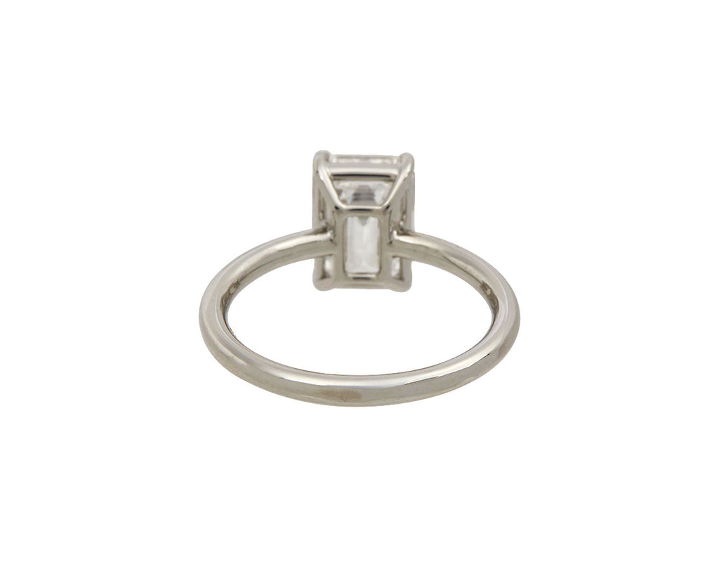 Mandrel Studio Lab Grown Emerald Cut Diamond Solitaire
