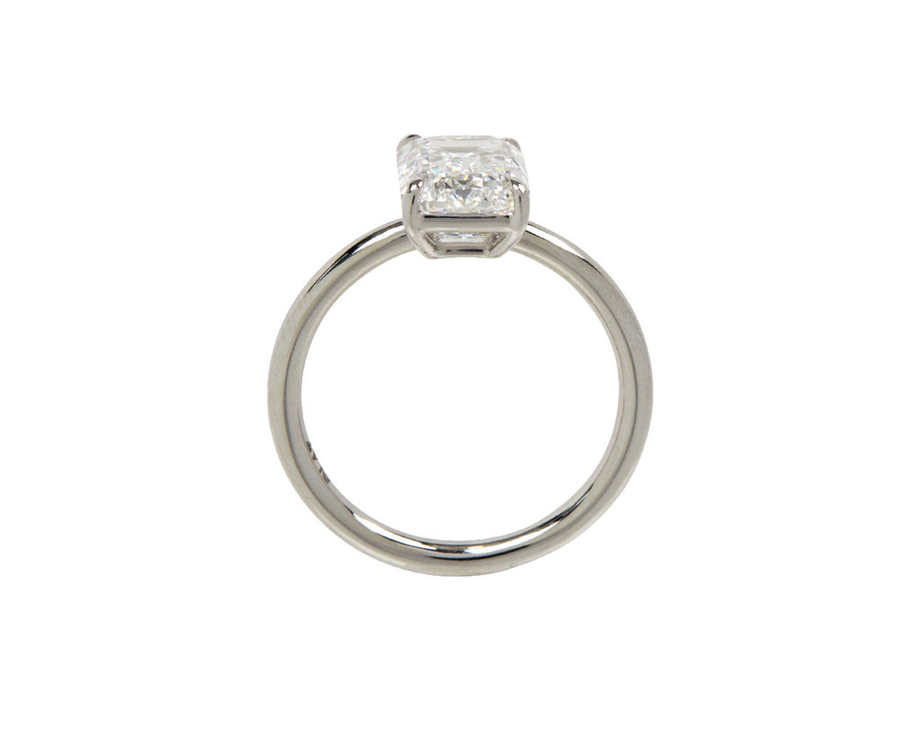 Mandrel Studio Lab Grown Emerald Cut Diamond Solitaire