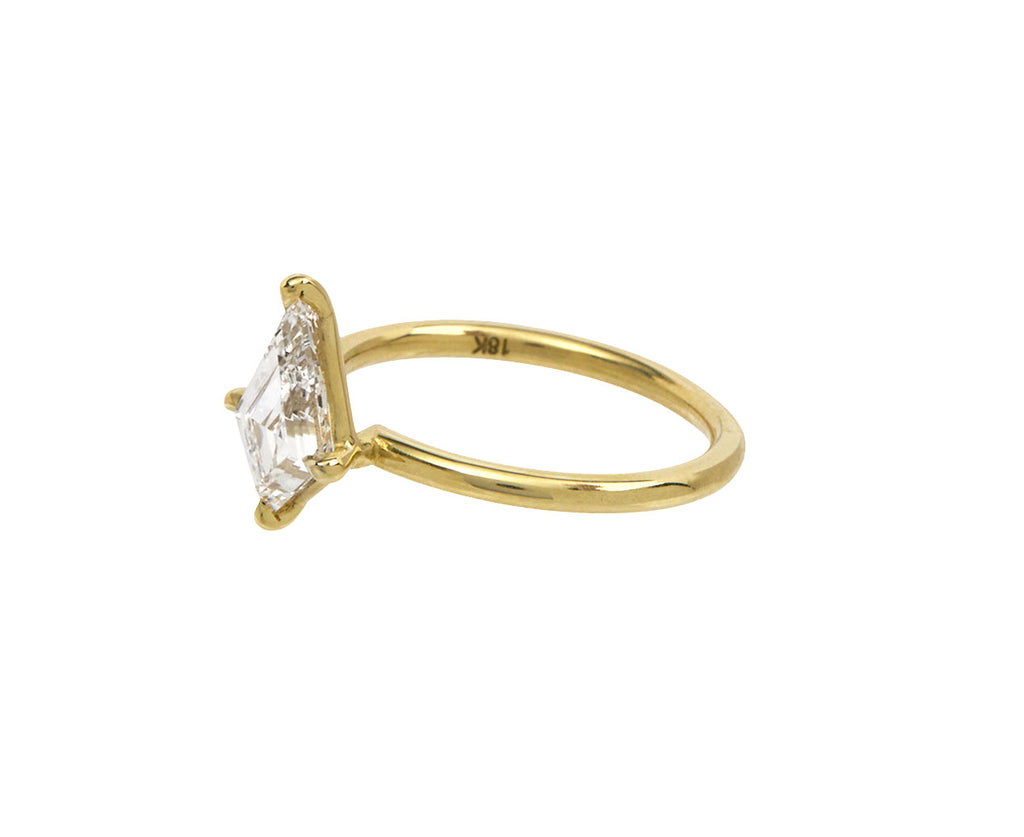 Kite Step Cut Lab Grown Diamond Solitaire