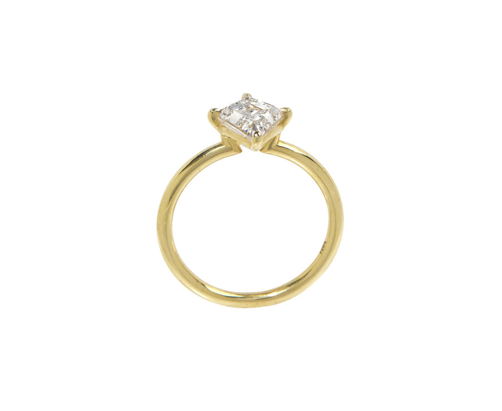 Kite Step Cut Lab Grown Diamond Solitaire