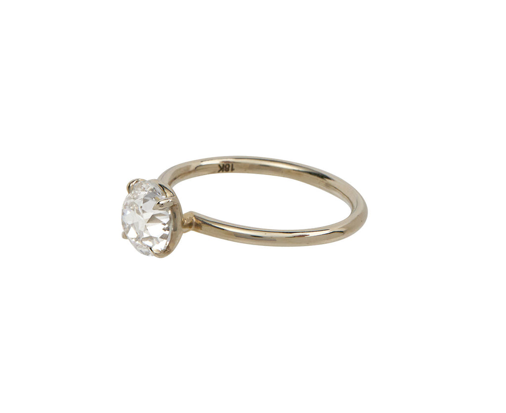 Old European Cut Lab Grown Diamond Solitaire