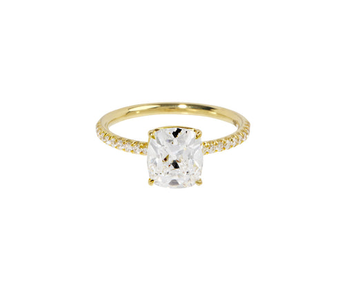 Old Mine Cut Lab Grown Diamond Solitaire