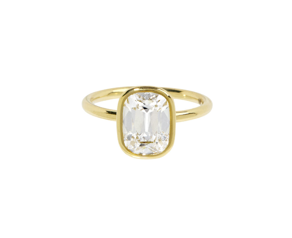 Lab Grown Cushion Cut Brilliant Diamond Solitaire