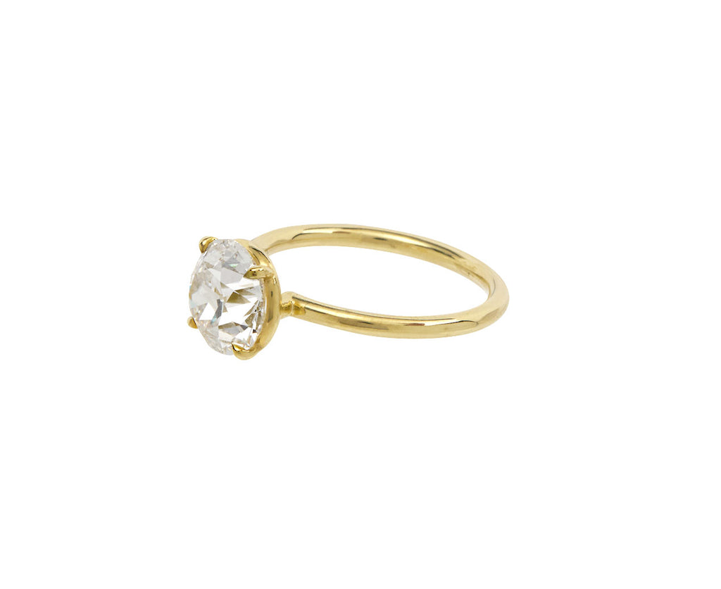 Old European Cut Lab Grown Diamond Solitaire