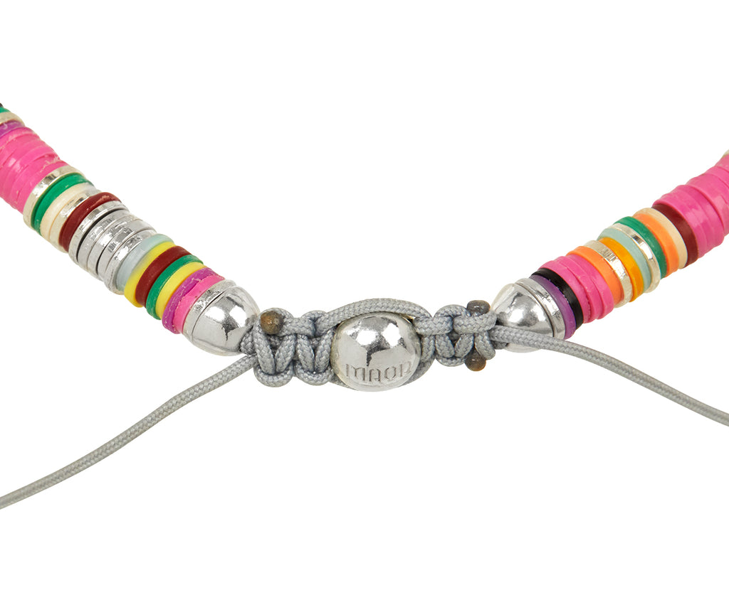 Pink Malli African Disc Bracelet - TWISTonline 