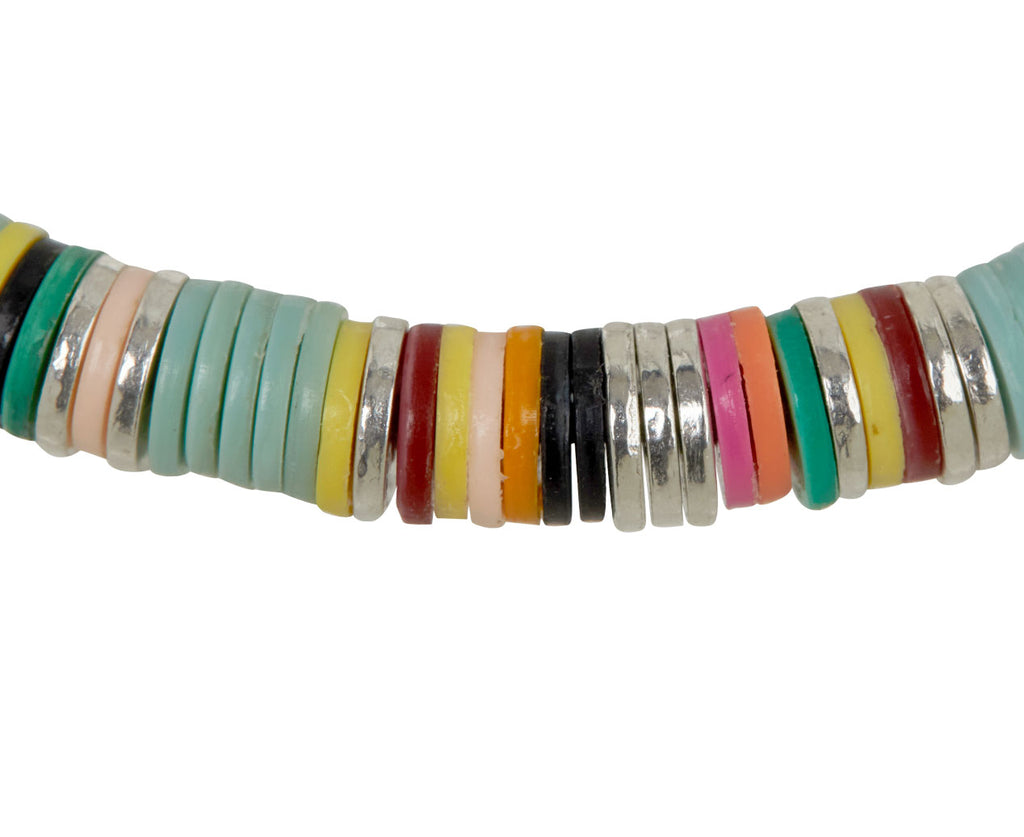 Maor African Disc Malli Bracelet- closeup