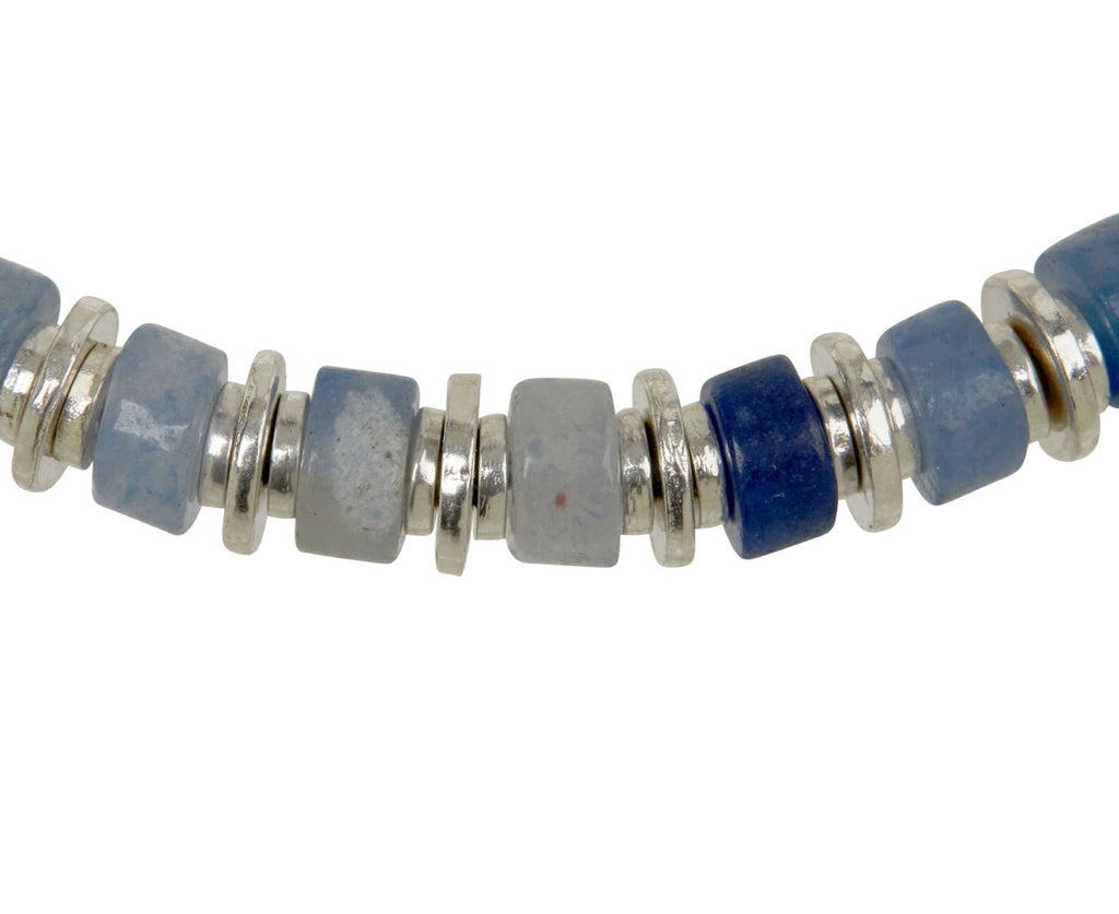 Maor Blue Aventurine Sapet Bracelet - closeup