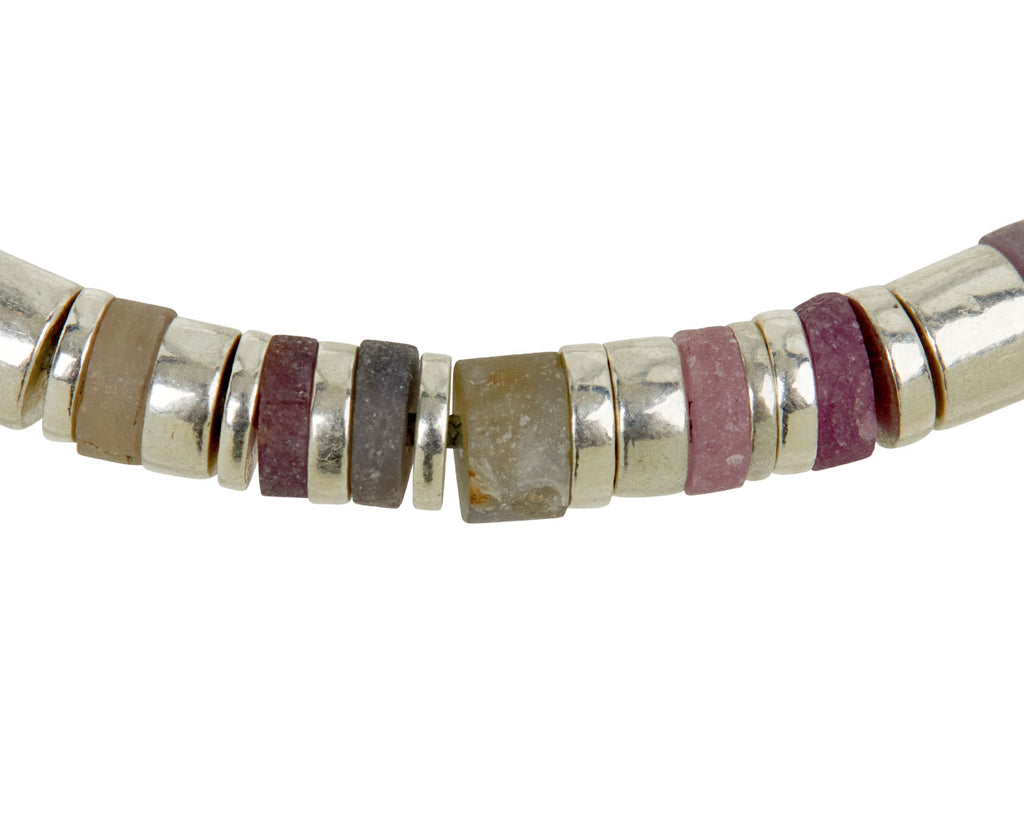 Maor Sapphire and Silver Vexa Bracelet - closeup
